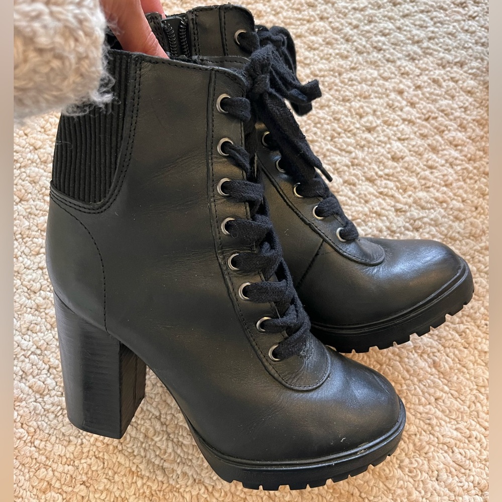 Steve Madden Latch Heel  combat boots